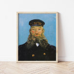 Portrait von Postman Roulin | Vincent Van Gogh Poster<br><div class="desc">Porträt des Postmanns Joseph Roulin (1888) von dem niederländischen Postimpressionisten Vincent Van Gogh. Original Malerei ist ein Öl auf Leinwand. Das Portrait ist eines von mehreren Van Gogh Gemälden seines nahen Freundes, eines Postangestellten in der südfranzösischen Stadt Arles. Dieser nahe Aufsatz des Postmanns Roulin in seiner Uniform ist Set vor...</div>