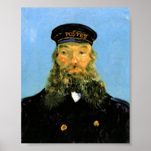 Portrait von Postman Roulin von Van Gogh Poster
