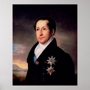 Portrait von Prinz Sergej Golitsyn , Post 1828 Poster