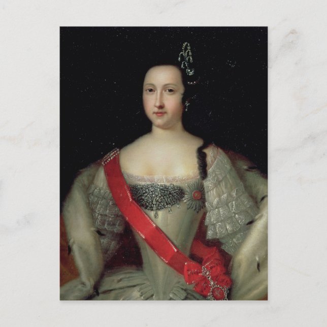 Portrait von Prinzessin Anna Postkarte (Vorderseite)