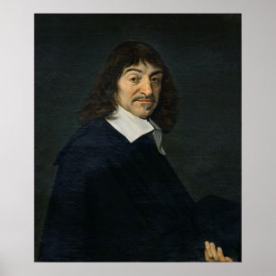 Portrait von Rene Descartes c.1649 Poster