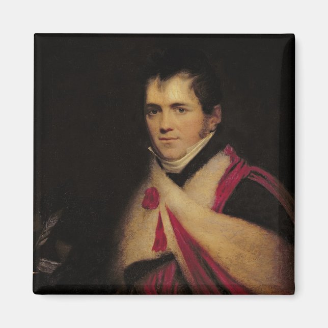 Portrait von Rev. Edward Daniel Clarke c.1822 Magnet (Vorne)
