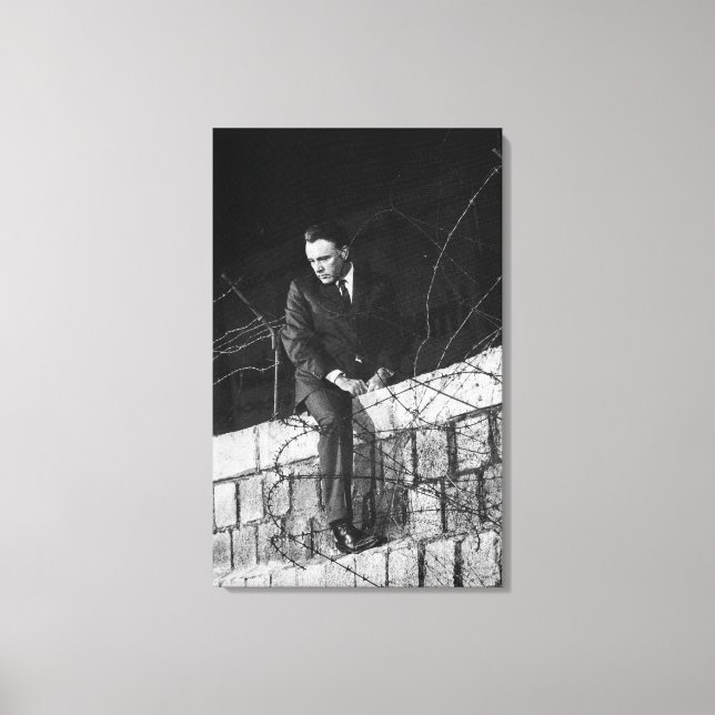 Portrait von Richard Burton Leinwanddruck (Vorderseite)