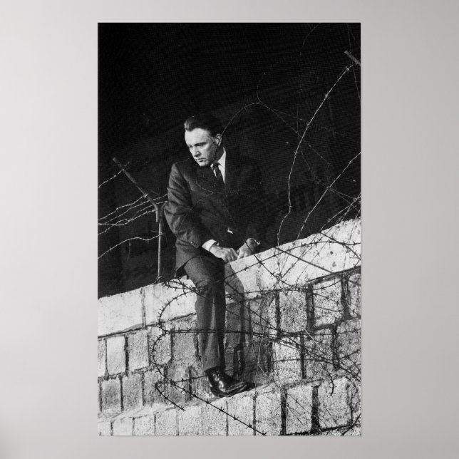 Portrait von Richard Burton Poster (Vorne)