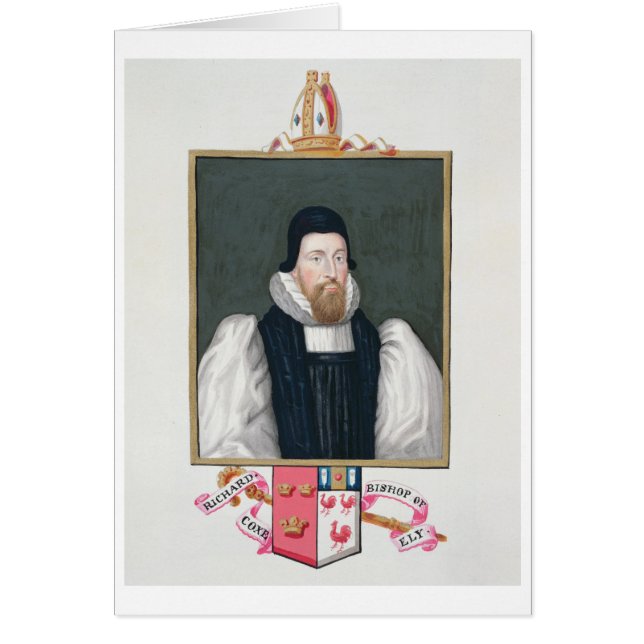 Portrait von Richard Cox (1500-81) Bischof von Ely (Vorne)