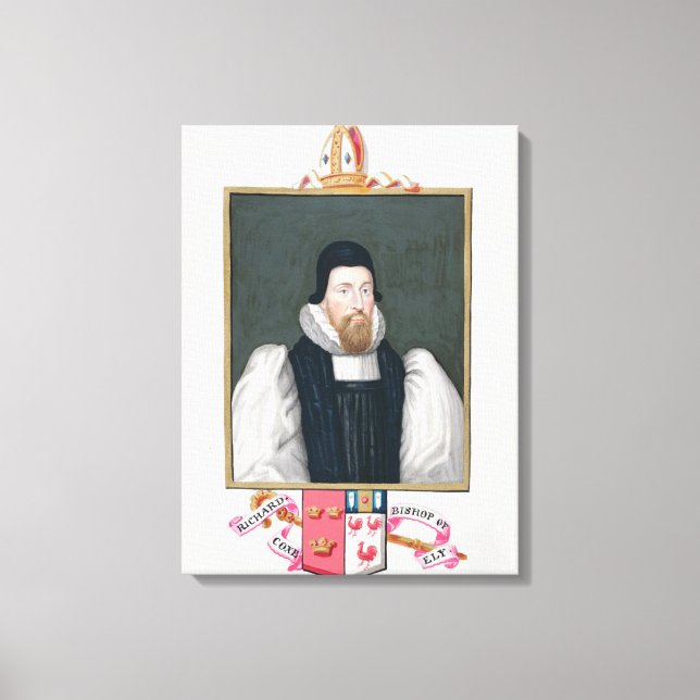 Portrait von Richard Cox (1500-81) Bischof von Ely Leinwanddruck (Vorderseite)