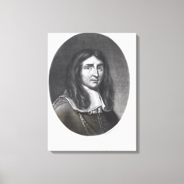 Portrait von Richard Cromwell Leinwanddruck (Vorderseite)