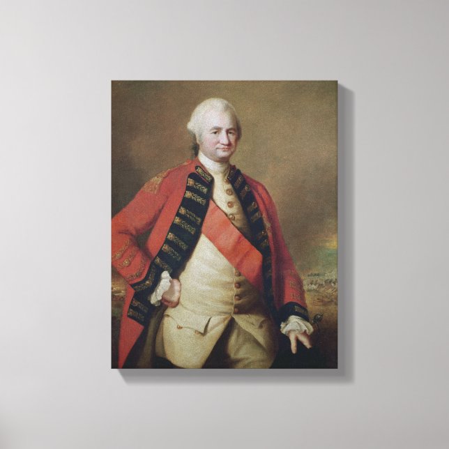 Portrait von Robert Clive 1. Baron Clive, 1773 Leinwanddruck (Vorderseite)