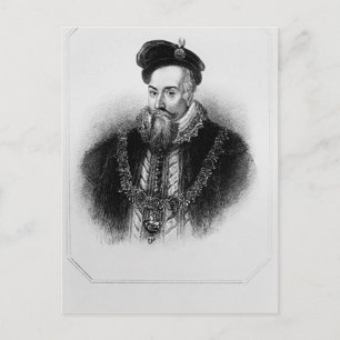 Portrait von Robert Dudley, 1. Earl of Postkarte