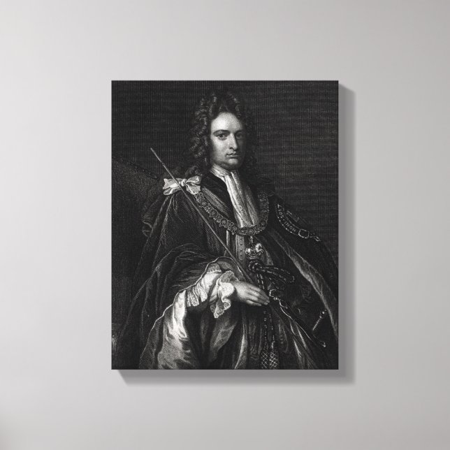 Portrait von Robert Harley Leinwanddruck (Vorderseite)