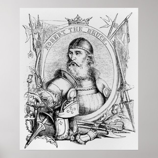 Portrait von Robert the Bruce Poster (Vorne)