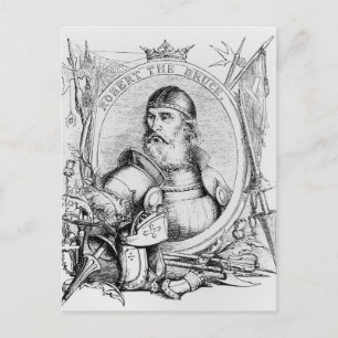 Portrait von Robert the Bruce Postkarte