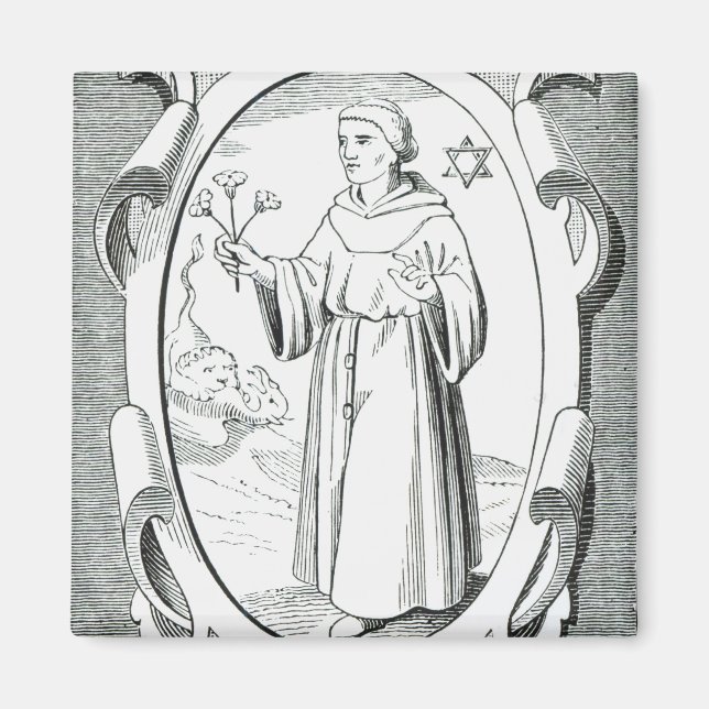 Portrait von Roger Bacon Magnet (Vorne)
