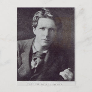Portrait von Rupert Brooke Postkarte