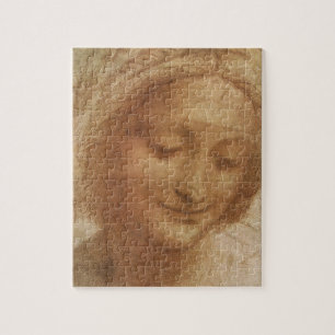 Portrait von Saint Anne von Leonardo da Vinci Puzzle
