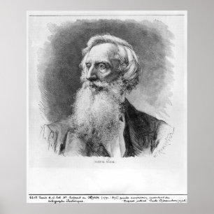 Portrait von Samuel Morse Poster