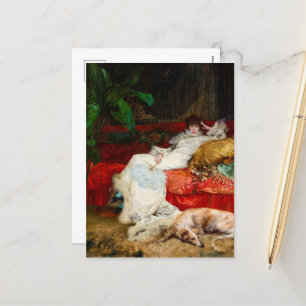 Portrait von Sarah Bernhardt von Georges Clairin Feiertagspostkarte