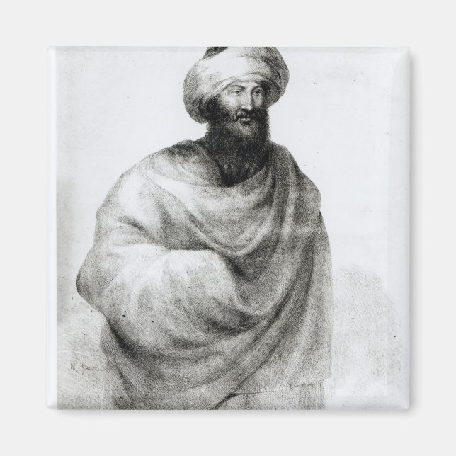 Portrait von Scheich Ibrahim oder Johann Ludwig Magnet (Vorne)