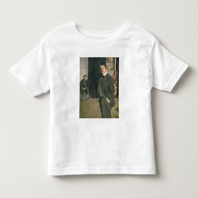 Portrait von Sergei Pavlovich Diaghilev Kleinkind T-shirt (Vorderseite)