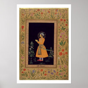 Portrait von Shah Jahan (1592-1666) Mughal, c.1632 Poster