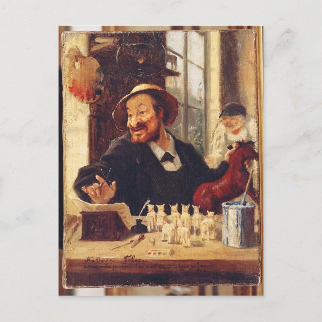 Portrait von Shaunard oder Shanne Postkarte (Vorderseite)