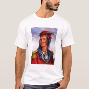 Portrait von Shawnee Chief Tecumseh T-Shirt