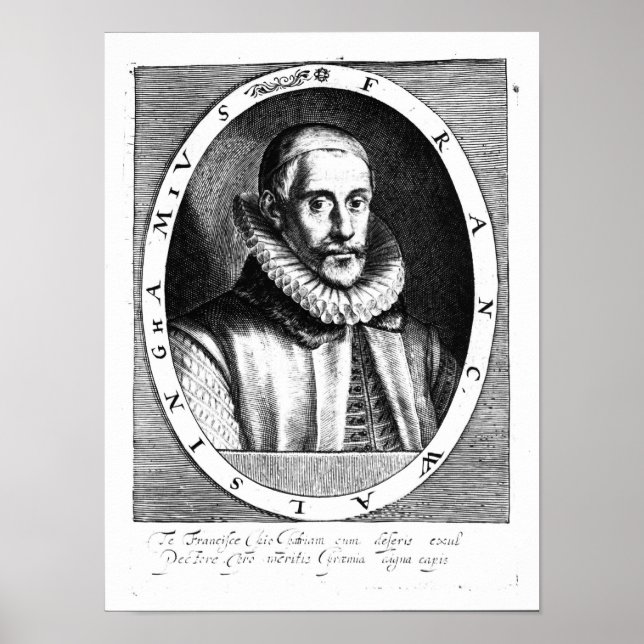 Portrait von Sir Francis Walsingham Poster (Vorne)