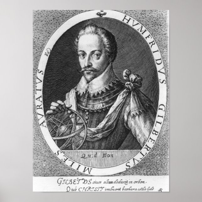 Portrait von Sir Humphrey Gilbert Poster (Vorne)