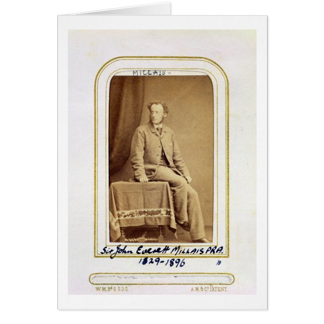 Portrait von Sir John Everett Millais (1829-1896) (Vorne)