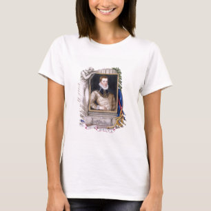 Portrait von Sir Philip Sidney (1554-86) von "Memo T-Shirt