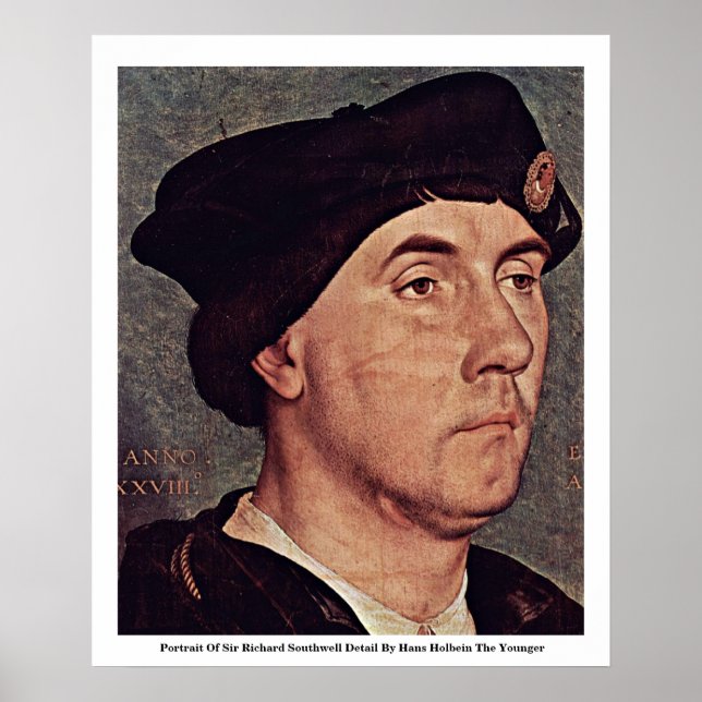 Portrait von Sir Richard Southwell Poster (Vorne)