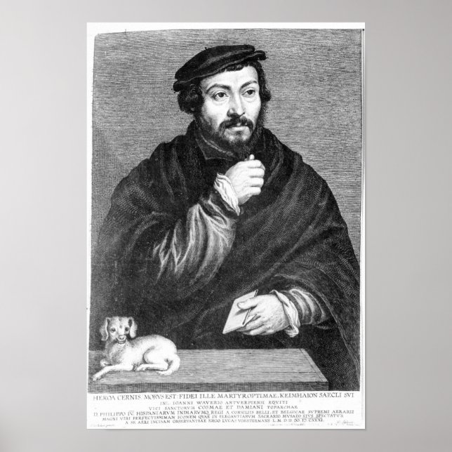 Portrait von Sir Thomas More Poster (Vorne)