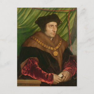 Portrait von Sir Thomas More Postkarte