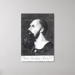 Portrait von Sir Thomas Wyatt Leinwanddruck