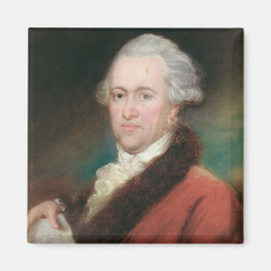 Portrait von Sir William Herschel c.1795 Magnet