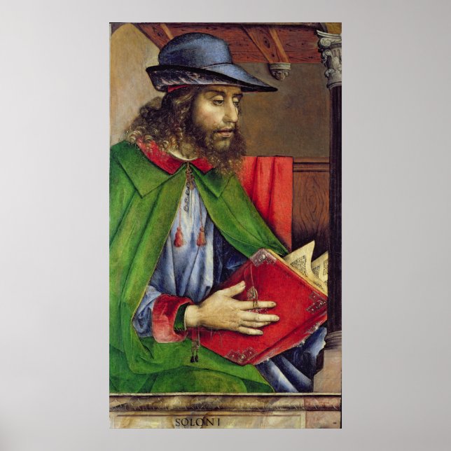 Portrait von Solon c.1475 Poster (Vorne)
