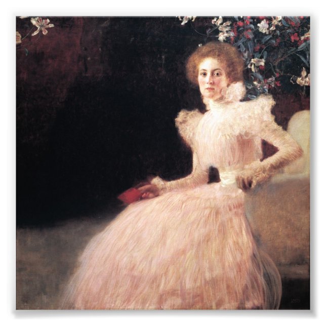 Portrait von Sonja Knips ; Gustav Klimt Malerei Fotodruck (Vorne)