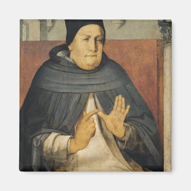 Portrait von St. Thomas Aquinas c.1475 Magnet (Vorne)