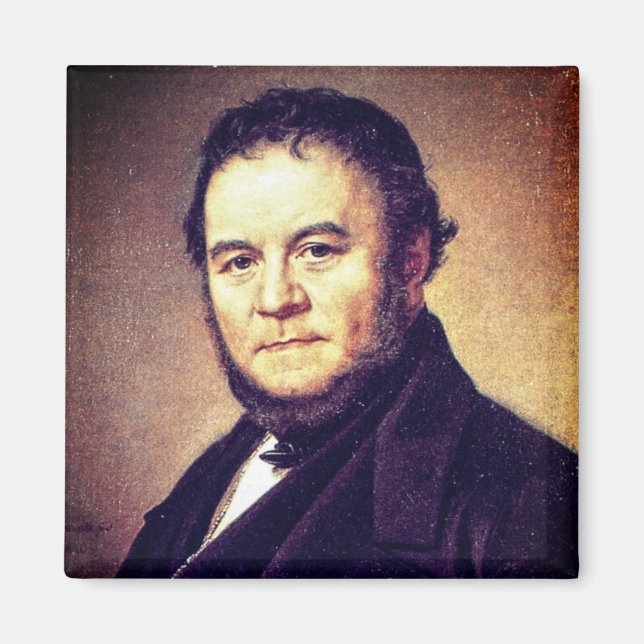 Portrait von Stendhal Magnet (Vorne)
