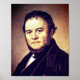 Portrait von Stendhal Poster