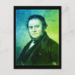 Portrait von Stendhal Postkarte
