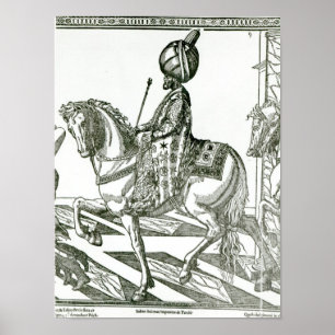 Portrait von Suleiman, dem prächtigen Poster
