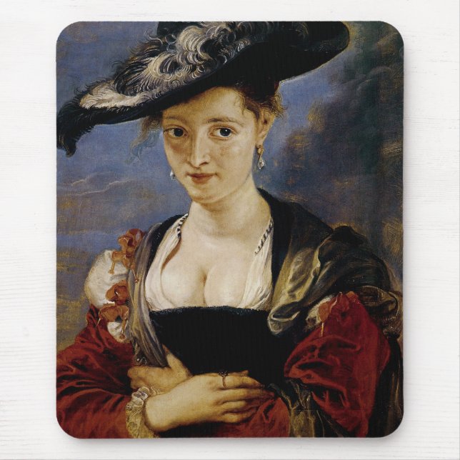 Portrait von Suzanne Fourment Mousepad (Vorne)