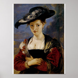 Portrait von Suzanne Fourment Poster