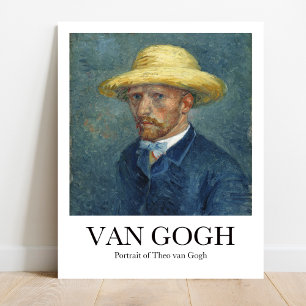 Portrait von Theo van Gogh von Vincent Van Gogh Poster