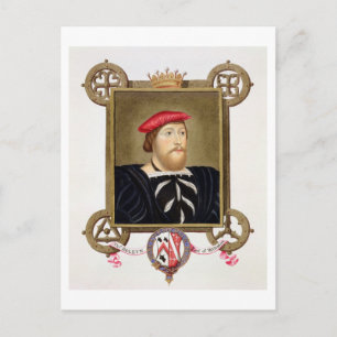 Portrait von Thomas Boleyn (1477-1539) Earl of Wil Postkarte