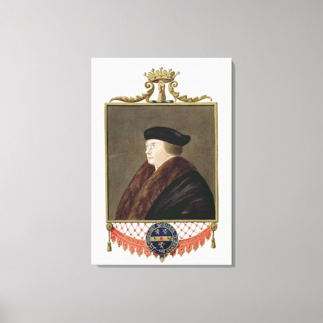 Portrait von Thomas Cromwell (c.1485-1540) Ist Ear Leinwanddruck (Vorderseite)