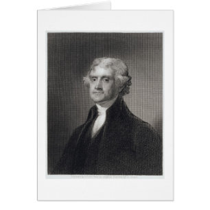 Portrait von Thomas Jefferson, graviert von Henry