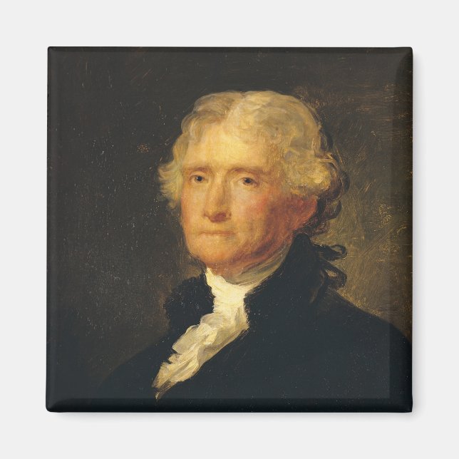 Portrait von Thomas Jefferson Magnet (Vorne)