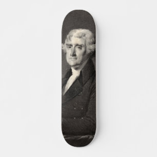 Portrait von Thomas Jefferson Skateboard